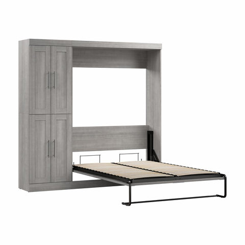 Full Murphy Bed with Closet Organizer (84W)