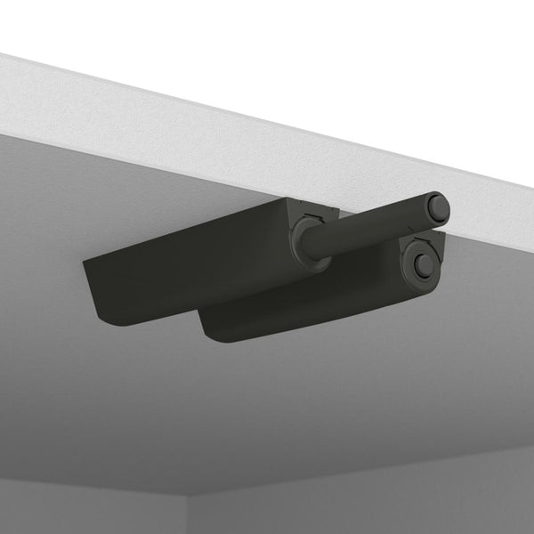 94W Modular Entertainment Center with TV Stand, Tall Storage Cabinet, and Small Wall Panel