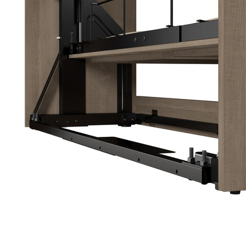 Full Murphy Bed and 2 Shelving Units with Drawers (131W)