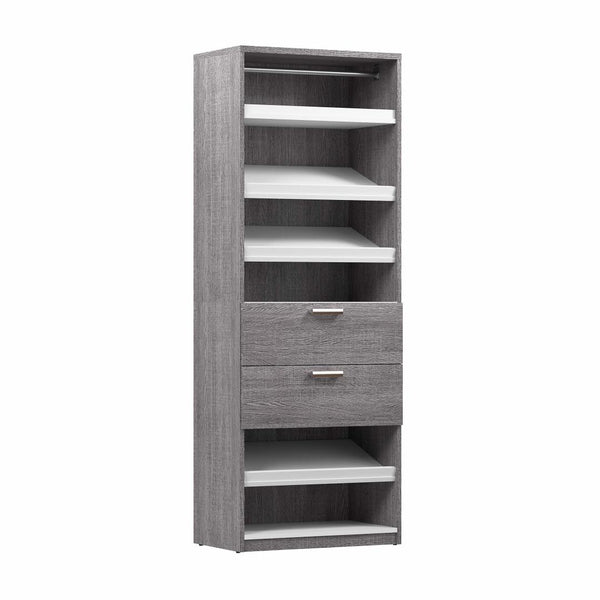 30W Closet Organizer with Drawers