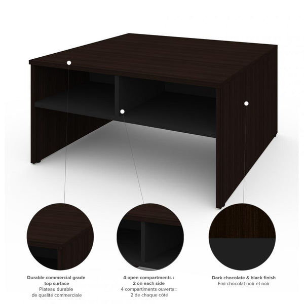 29.5“ Coffee table with storage