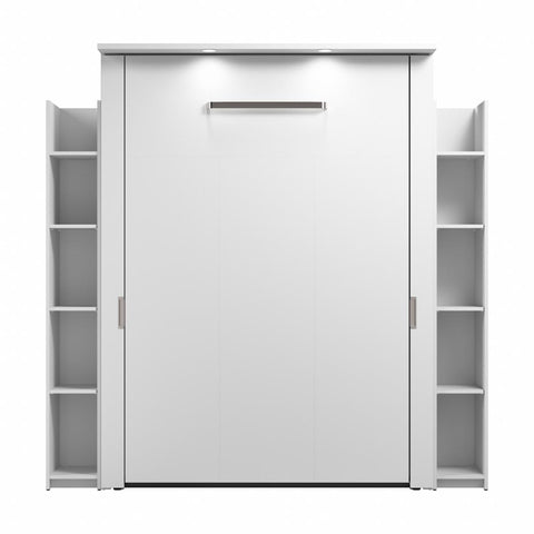 81W Full Murphy Bed with Shelves