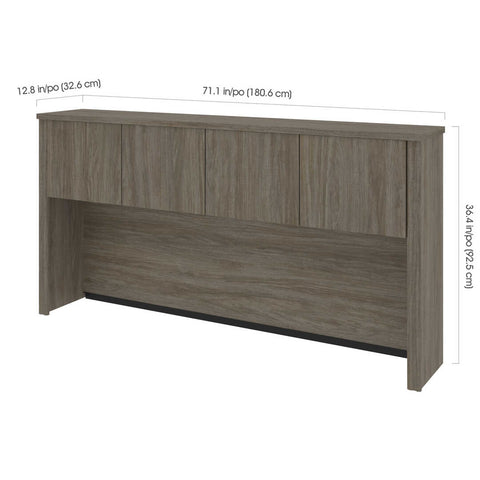 72W Hutch for Desk Shell