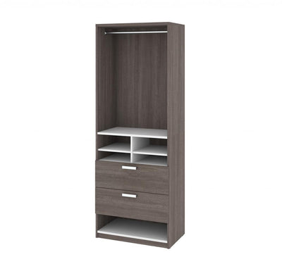 29.5” Closet Organizer with Storage Cubbies and Drawers