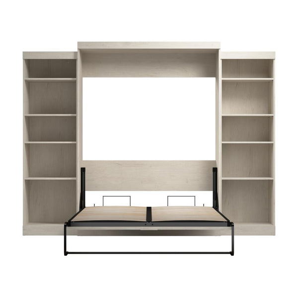 Queen Murphy Bed and 2 Shelving Units (115W)