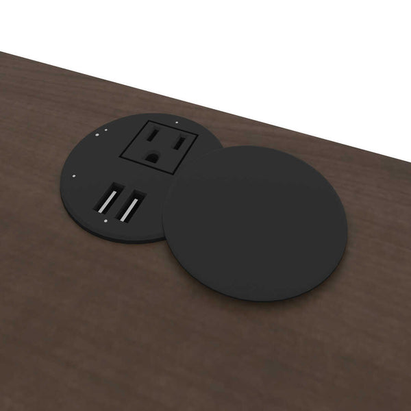 72W x 30D Standing Desk with Dual Monitor Arm