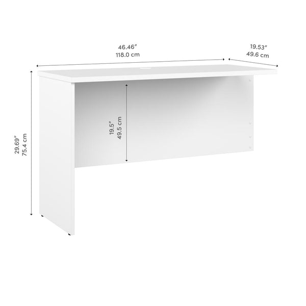 48W Desk Return or Bridge