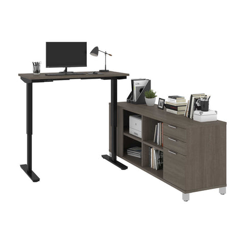72W L-Shaped Standing Desk