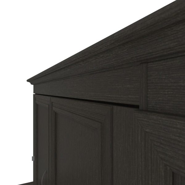 Full Murphy Bed and 1 Storage Unit with Mobile Nightstand and Desk (137”)