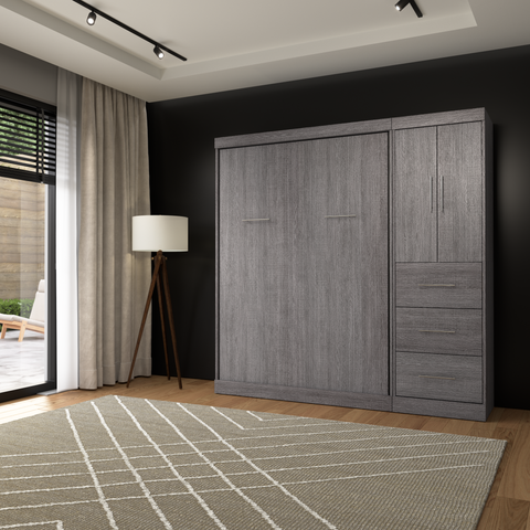 Full Murphy Bed with Wardrobe (84W)
