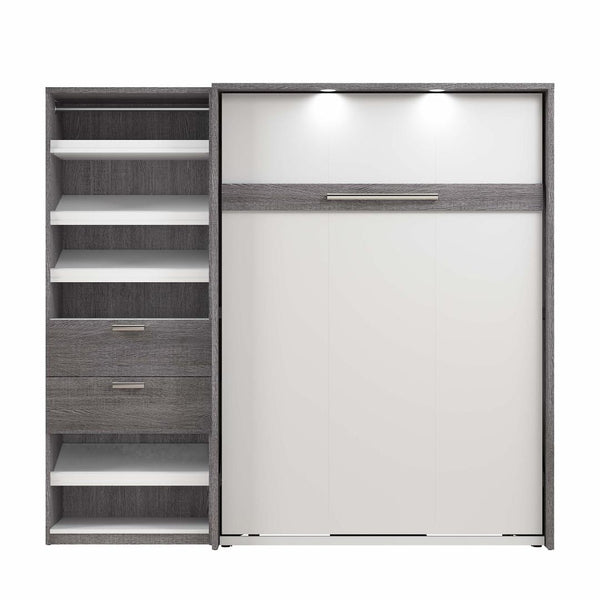Full Murphy Bed with Closet Organizer (89W)