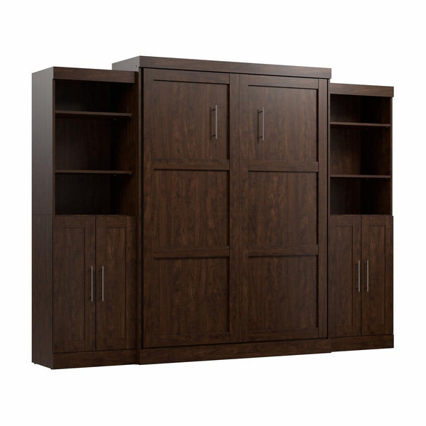 Queen Murphy Bed with Closet Storage Organizers (115W)