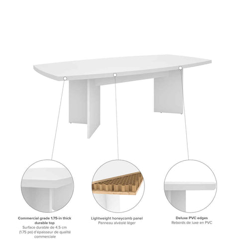 95.5“ Conference Table with 8 Chairs