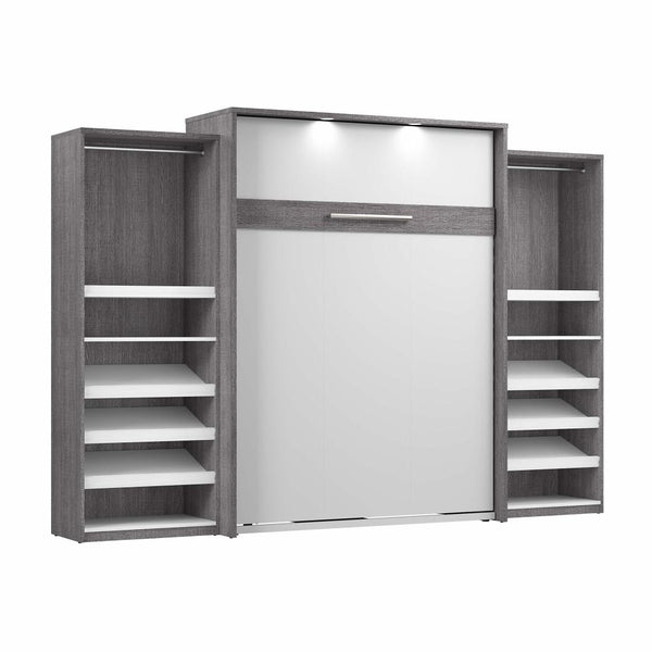 Queen Murphy Bed with 2 Closet Organizers (125W)