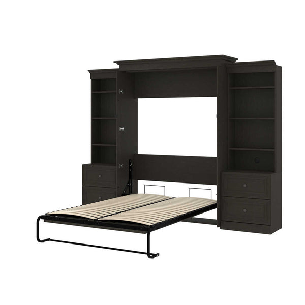 Full Murphy Bed and 2 Shelving Units with 2 Drawers (109W)