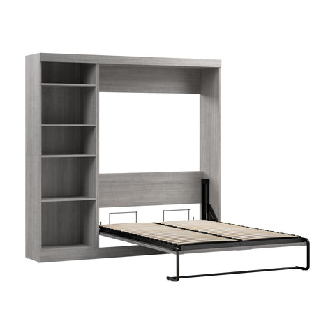 Full Murphy Bed with Shelving Unit (84W)