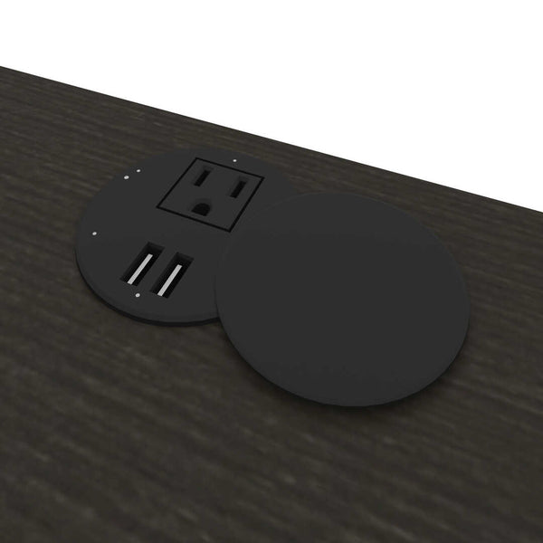 60W x 30D Standing Desk with Dual Monitor Arm