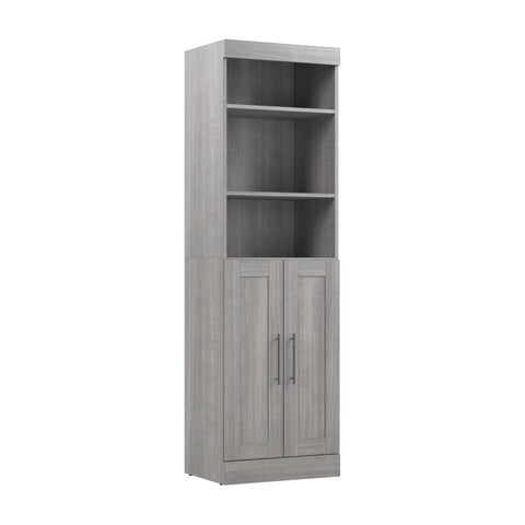 Contemporary Closet System with Doors, 25W x 19D