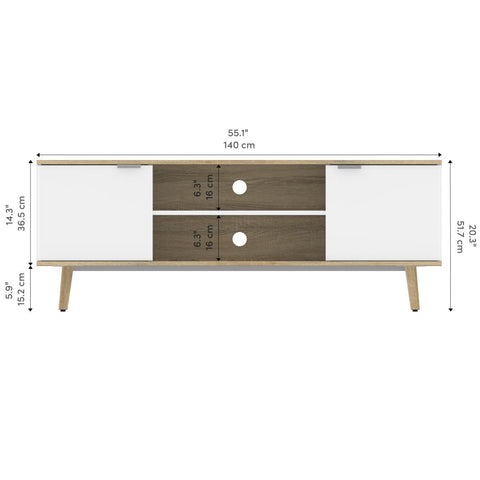 56W TV Stand for 55 inch TV