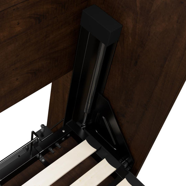 Full Murphy Bed and 2 Shelving Units with Drawers (120W)