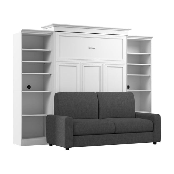 Queen Murphy Bed with Sofa and Closet Organizers (115W)