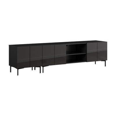 94W Modular Entertainment Center with TV Stand and Storage Cabinet