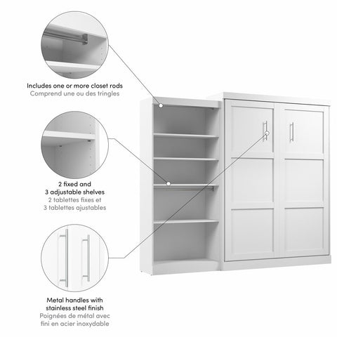 Queen Murphy Bed with Closet Organizer (101W)