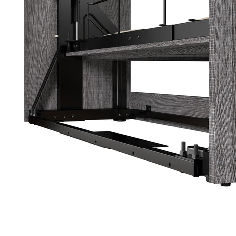Queen Murphy Bed and Closet Organizer with Drawers (90W)