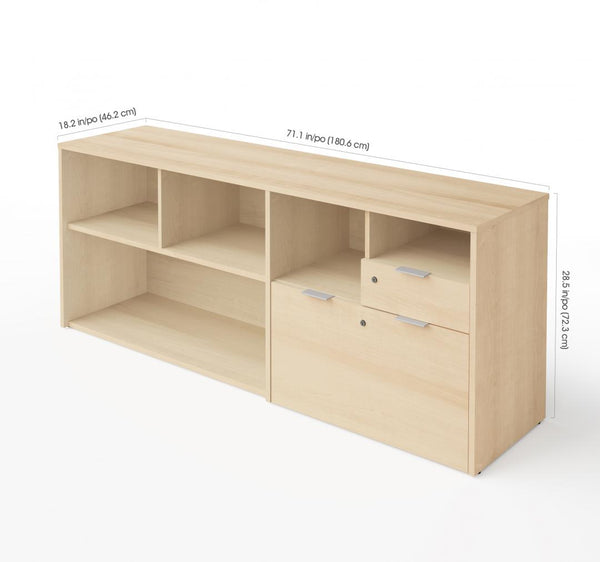 72W Credenza with 2 Drawers