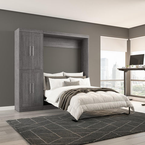 Full Murphy Bed with Closet Organizer (84W)