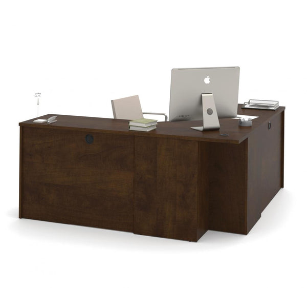 72W Corner Desk with Pedestal