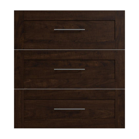 Contemporary Drawers (3) Set, 36W x 15D