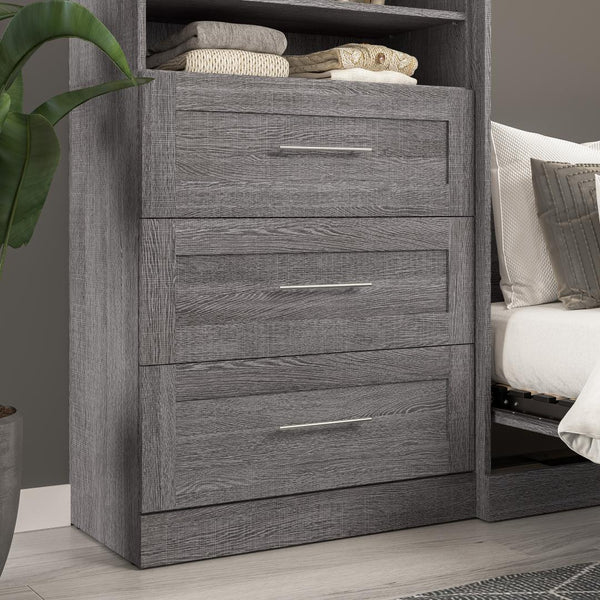 Contemporary Drawers (3) Set, 36W x 15D