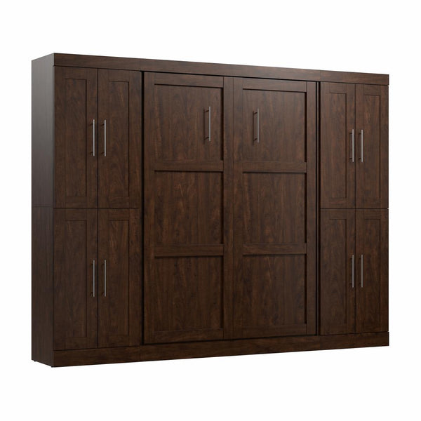 Full Murphy Bed with Storage Cabinets (109W)