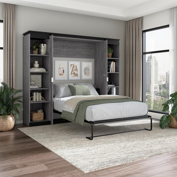 Full Murphy Bed with Shelves (100W)