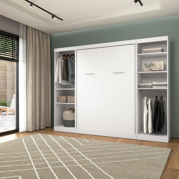Full Murphy Bed and 2 Closet Organizers (109W)