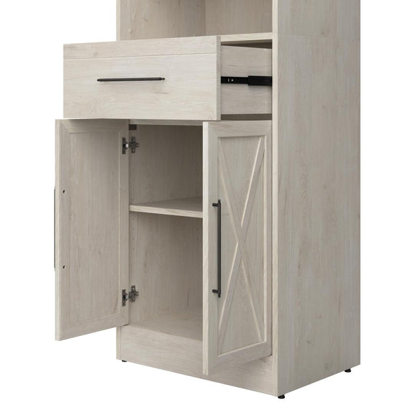 25W Closet Organizer with Drawer and Doors