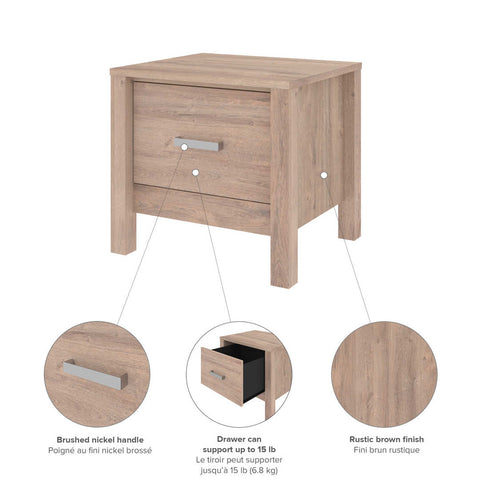 22W Nightstand with Drawer