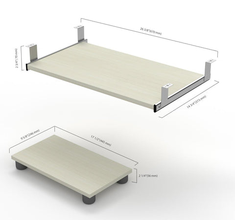 Keyboard Tray and CPU Stand