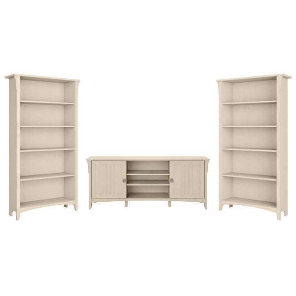 TV Stand with Set of 2 Bookcases