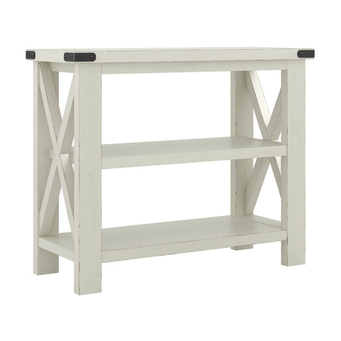 36W Narrow Console Table with Shelves - Assembled