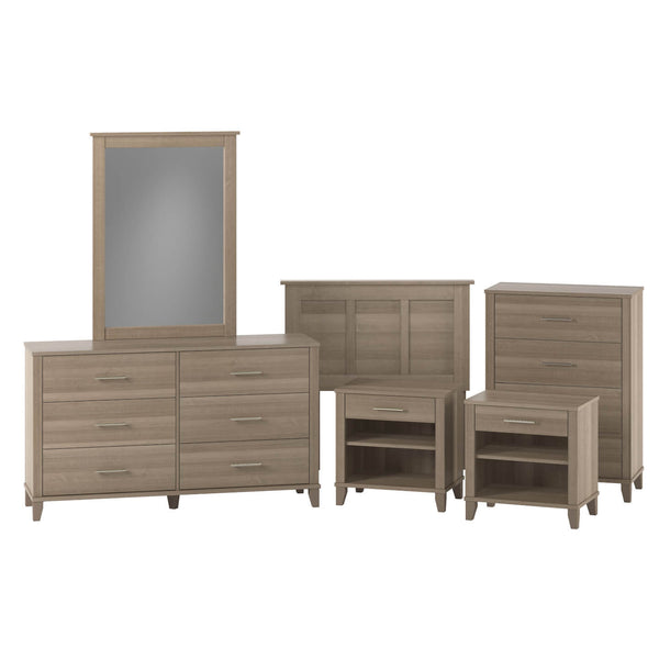 Twin Size 6 Piece Bedroom Set