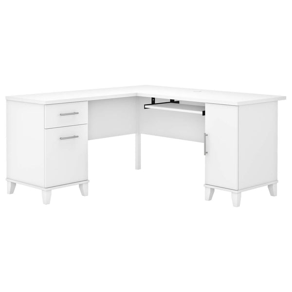 60W L Shaped Desk with Storage