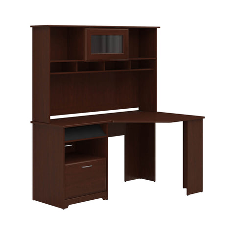 60W Corner Desk with Hutch