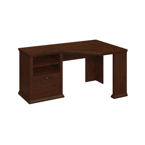 60W Corner Desk with Storage