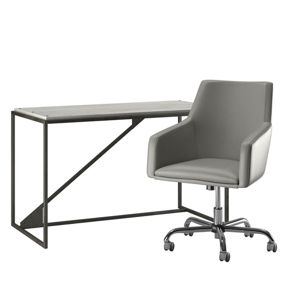 50W Industrial Desk and Chair Set