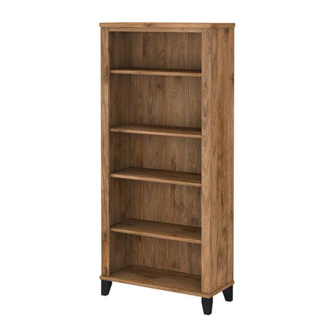 Tall 5 Shelf Bookcase