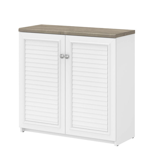 Small Storage Cabinet with Doors and Shelves