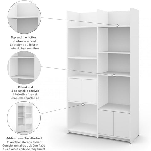 19.5“ Add-on narrow shelving unit