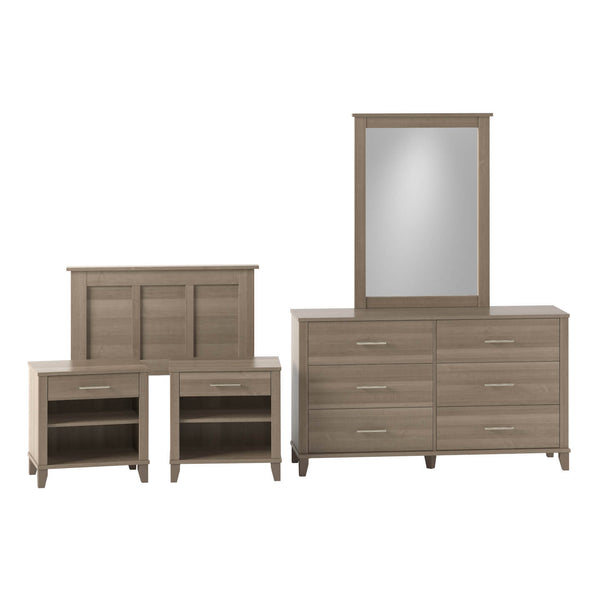 Twin Size 5 Piece Bedroom Set